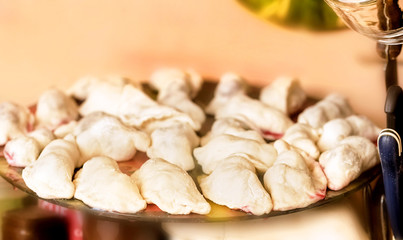 Dumplings with cherries
