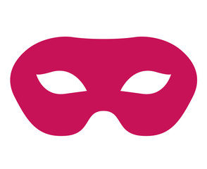 Mask icon. Party festival and carnival theme. Colorful design. Vector illustration
