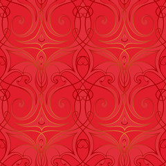 abstract chinese new year background vector design