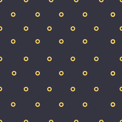 Dotted seamless pattern in retro colors.Vector