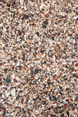 stones on beach and sea water