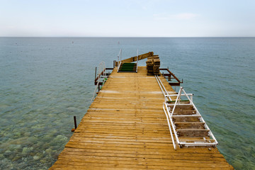 Fototapeta premium Beldibi, Antalya, Turkey, spring 2013: sea coast