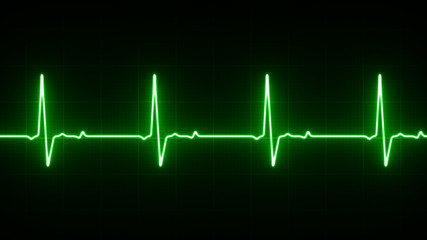 EKG Heart Line - 121811356