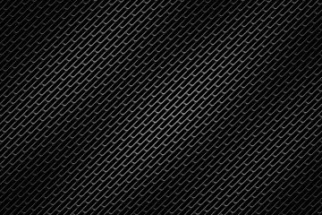 black chrome grille. metal background.