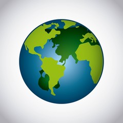 world planet earth icon vector illustration design