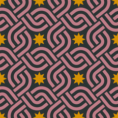 Abstract geometric pattern composed