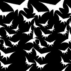 Vector butterflies pattern. Abstract seamless background.  Print. Repeating background. Cloth design, wallpaper.