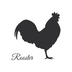 Vector Illustration of a rooster.