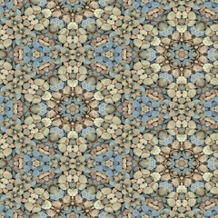 Abstract decorative gravel texture background. Seamless colorful