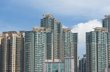 Fototapeta na wymiar modern residential building in Hong Kong