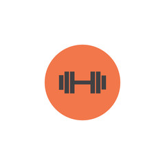 Dumbbell vector illustration