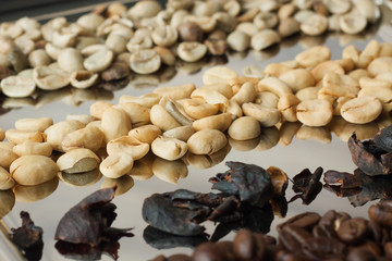 four varieties coffee