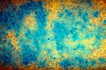 Multicolor  self-illumination background of expanded polystyrene. Colored patches pattern. Pattern...