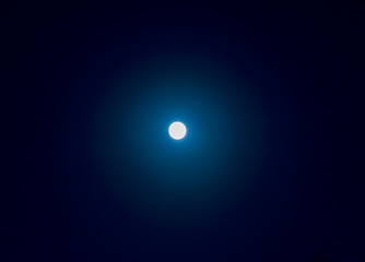 Naklejka na ściany i meble full moon with clear sky image