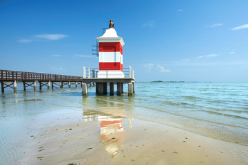 Leuchtturm an der italienischen Küste