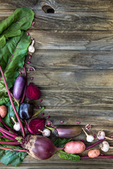 Freshly Picked Homegrown Vegetables