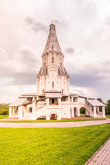 Russian orthodox church in Kolomenskoye in Moscow, Russia