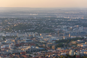 Fototapeta premium Center of Stuttgart City in Germany - beautiful historical city
