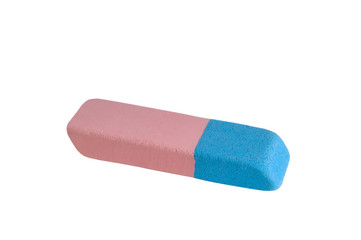 Eraser isolated on white background