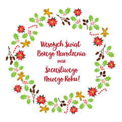 Świąteczne Życzenia Boże Narodzenie Polska © milushka