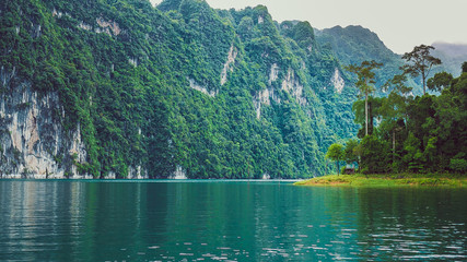 Cheo Lan Lake in Thailand.