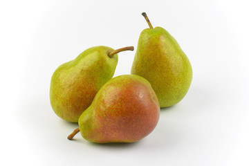 three ripe pears