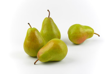 four ripe pears