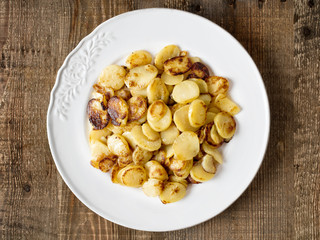 rustic german bratkartofflen fried potatoes