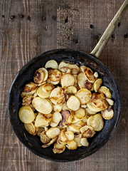 rustic german bratkartofflen fried potatoes