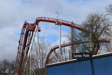 Achterbahn in Kopenhagen