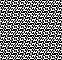 Vector seamless texture. Modern abstract background. Monochrome geometrical pattern with repeating hexagonal tiles.