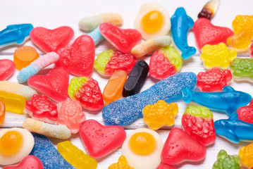 Colorful sweet candies