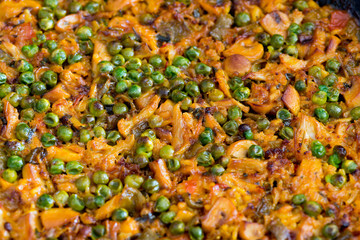 cod rice and vegetables
