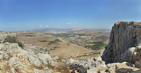Fototapeta premium nice view from Arbel mountain