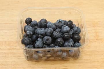 Blueberries in a punnet