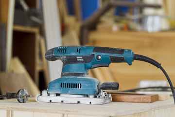 Furniture workshop, woodworking shop, interior