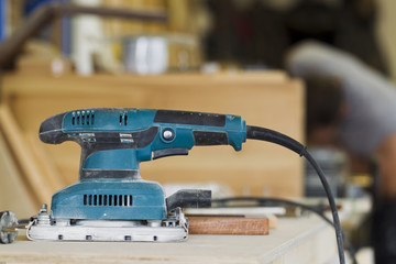 Furniture workshop, woodworking shop, interior