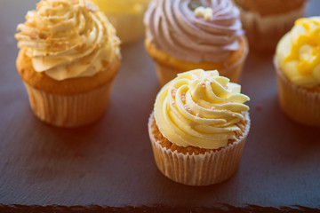 Cupcakes desert cream
