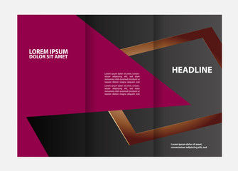 Corporate Tri Fold Business Brochure Design Template
