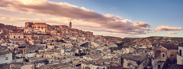 tramonto sulla città di Matera © CreativePhotography