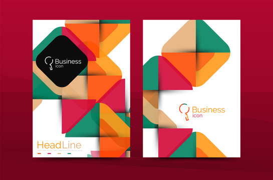 Business company profile brochure template