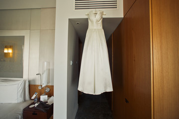 The wedding dress