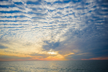 Colorful sunset