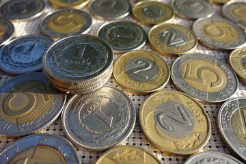 Polish metal coins