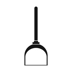 Scoop for cleaning icon in simple style on a white background vector illustration