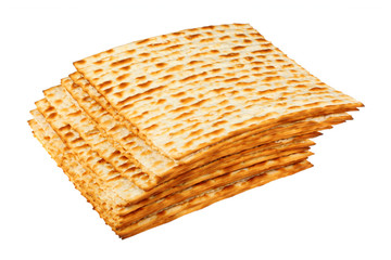 Matzo isolated on white background