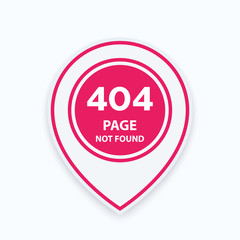 404 page not found, modern template