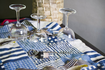 Washed Wine Glasses