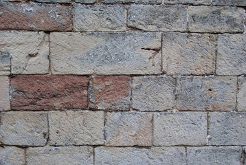 old castle brick wall stone texture