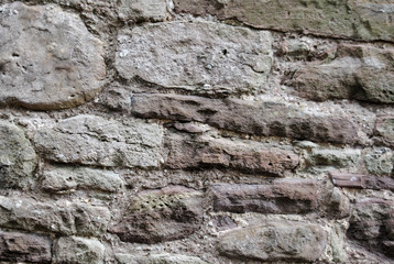 old castle brick wall stone texture